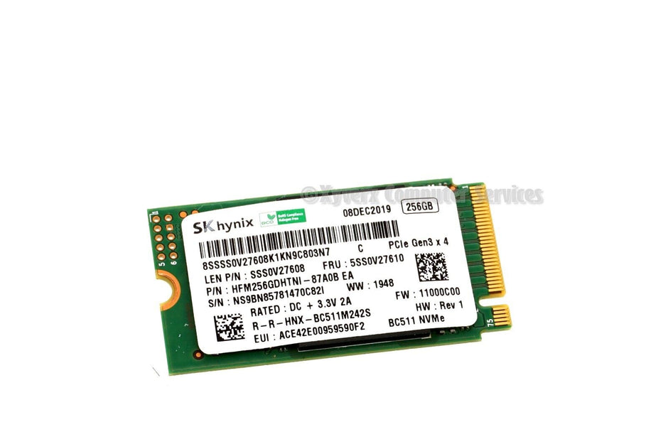 SSD INTERNO M.2 256GB SK HYNIX PN:HFM256GDJTNI PCI-EX NVME