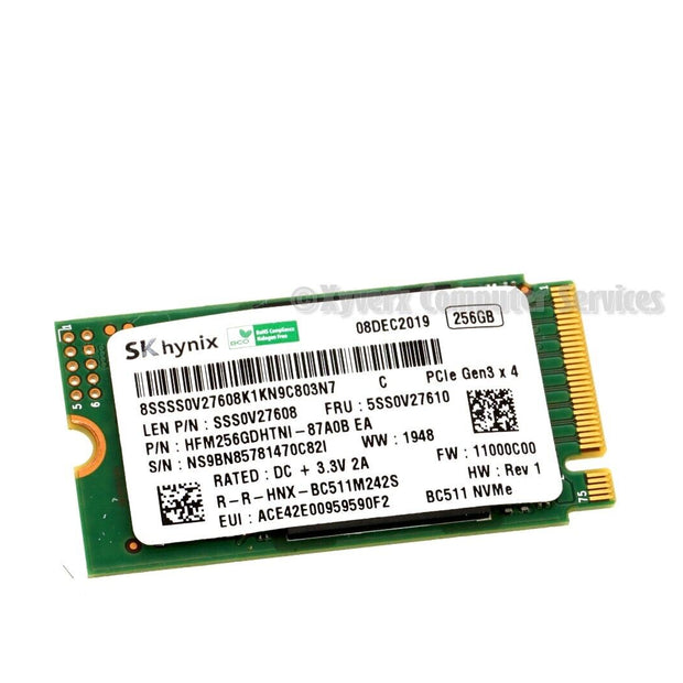 SSD INTERNO M.2 256GB SK HYNIX PN:HFM256GDJTNI PCI-EX NVME
