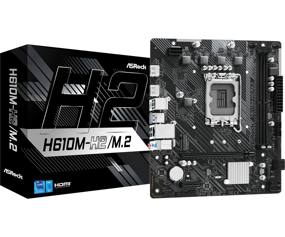MOTHERBOARD ASROCK H610M-H2/M.2 SK-1700 DDR4