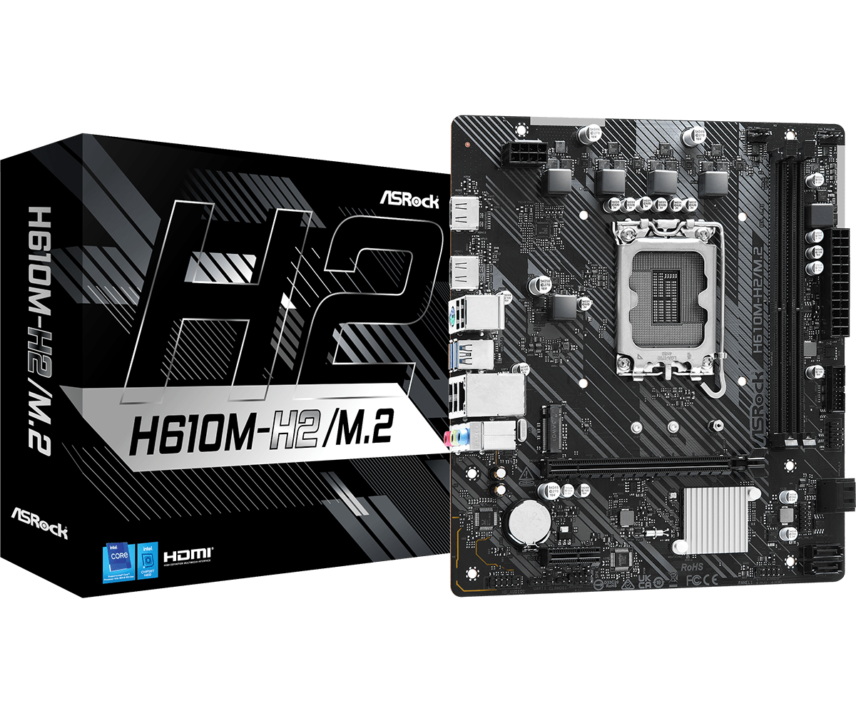 MOTHERBOARD ASROCK H610M-H2/M.2 SK-1700 DDR4