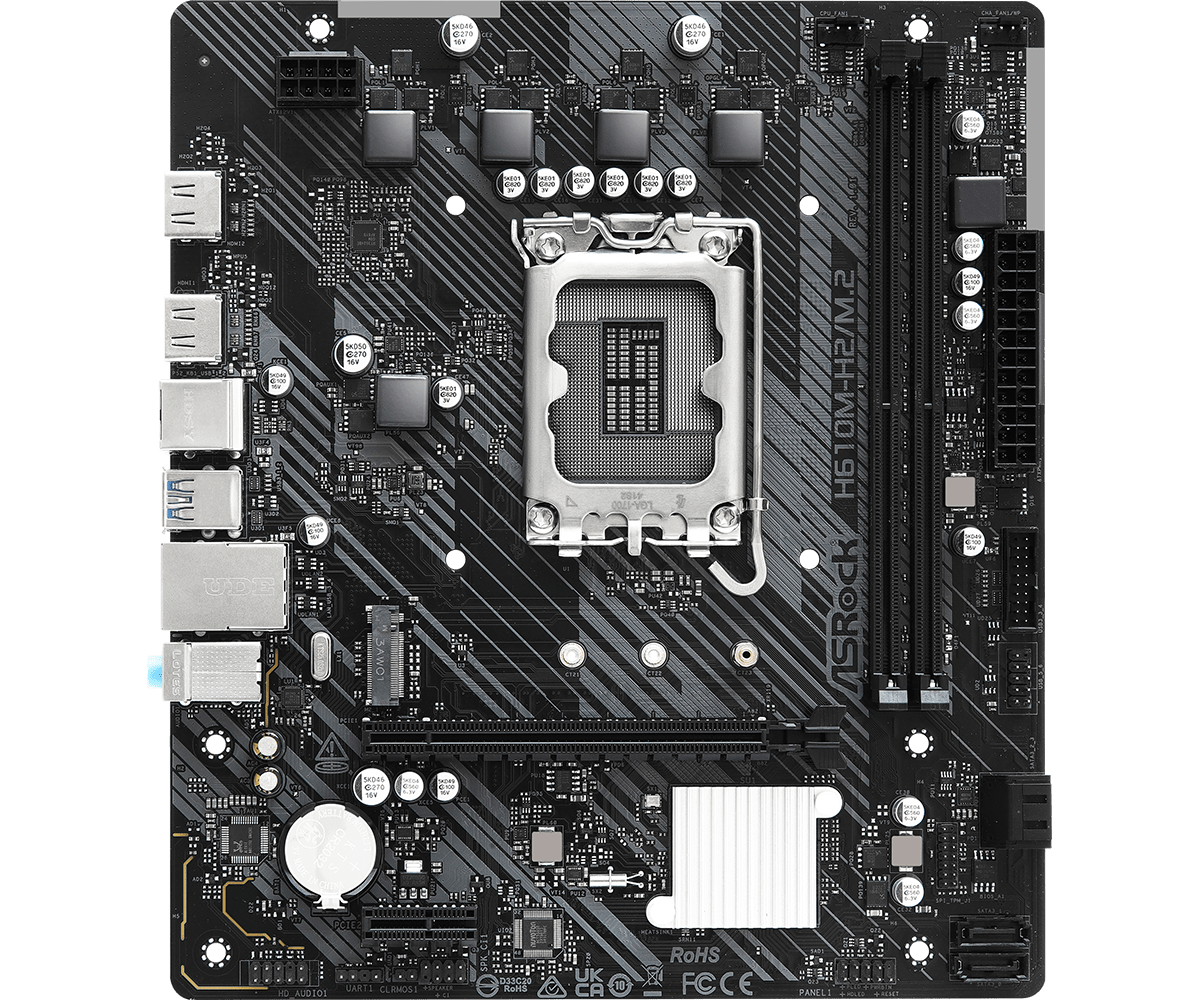 MOTHERBOARD ASROCK H610M-H2/M.2 SK-1700 DDR4