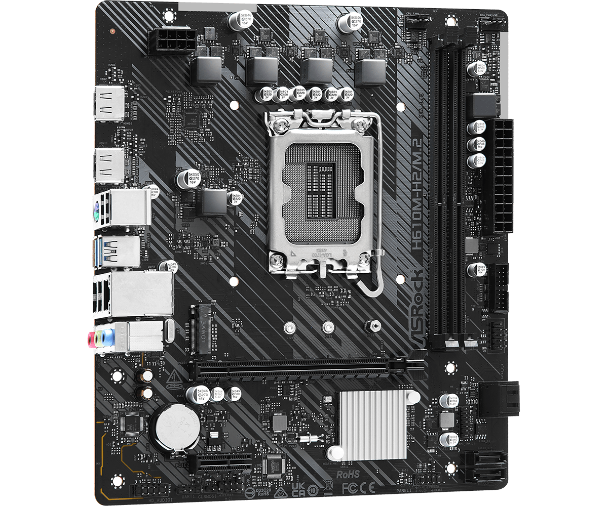 MOTHERBOARD ASROCK H610M-H2/M.2 SK-1700 DDR4