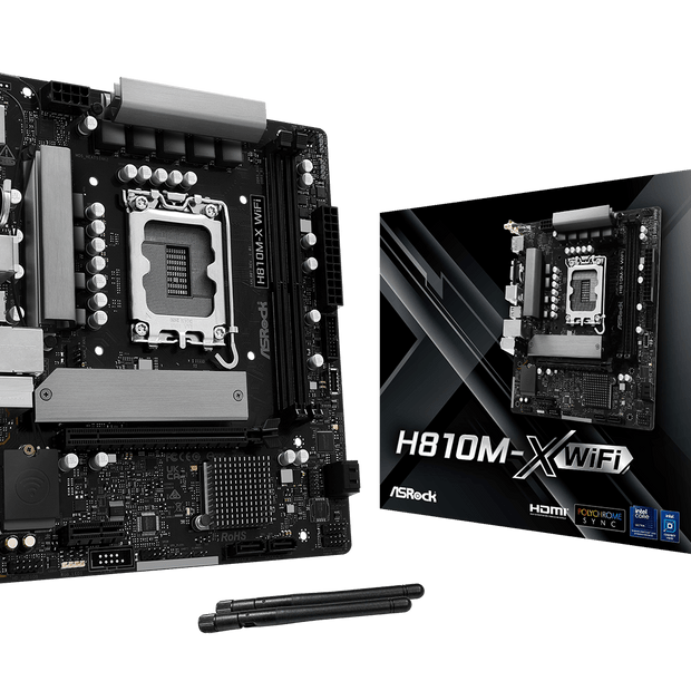 MOTHERBOARD ASROCK SK-1851 H810M-X WIFI