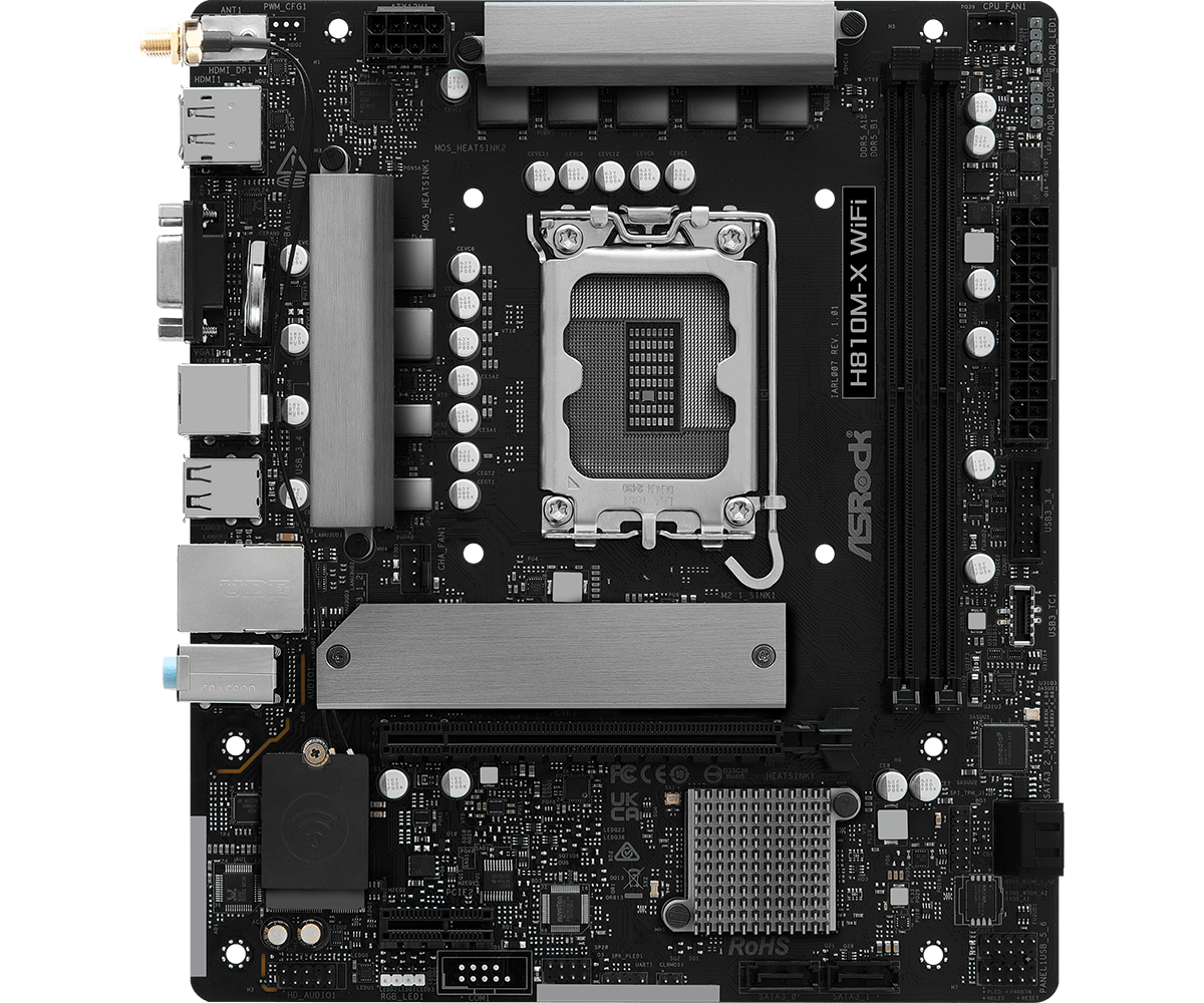MOTHERBOARD ASROCK SK-1851 H810M-X WIFI