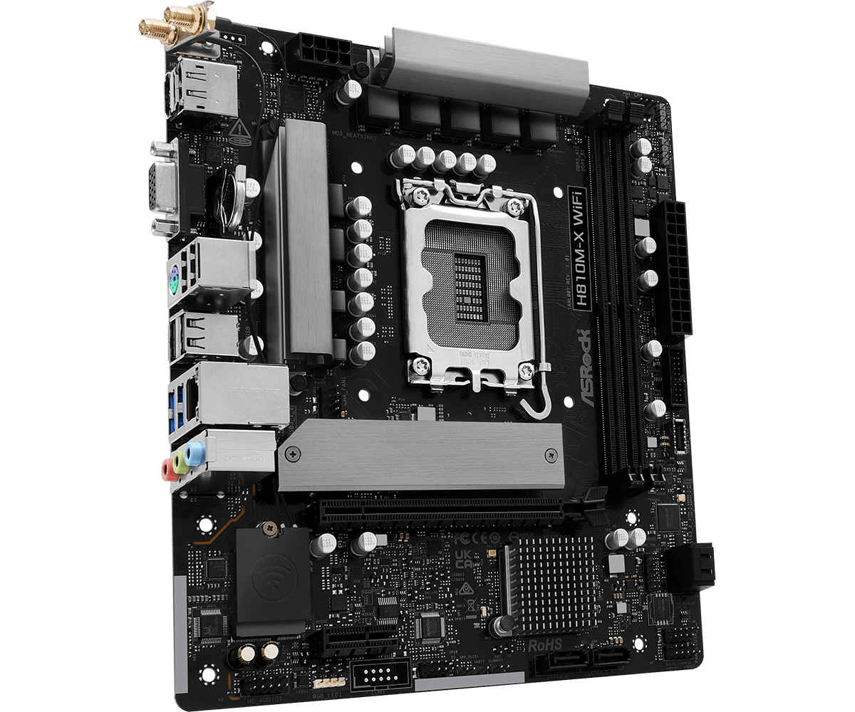 MOTHERBOARD ASROCK SK-1851 H810M-X WIFI