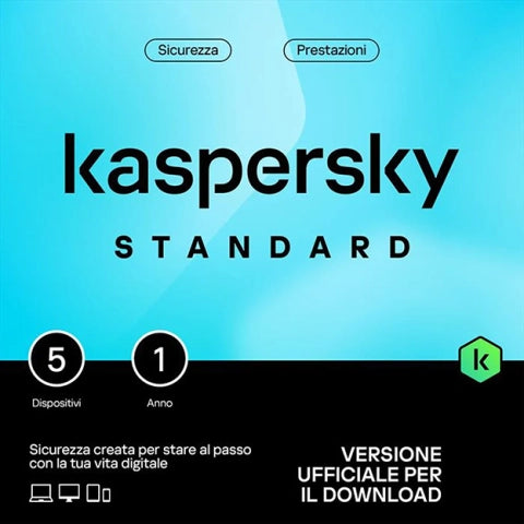 SW KASPERSKY STANDARD 5 DISPOSITIVI