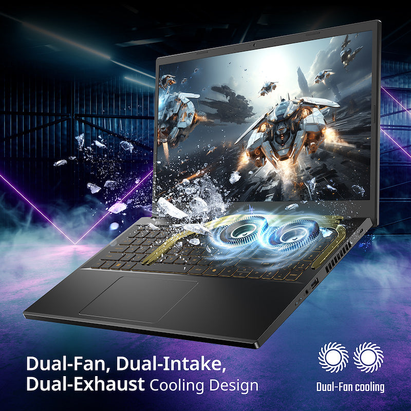 NOTEBOOK ACER NITRO V 15,INTEL CORE 7 240H, 32GB DDR5 RAM, 1TB SSD, 15.6 FHD IPS 165HZ, GEFORCE RTX 3050 6GB GDDR6, FREEDOS, TASTIERA RETROILLUMINATA PN:NH.QV3ET.001