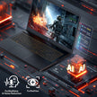 NOTEBOOK ACER NITRO V 15,INTEL CORE 7 240H, 32GB DDR5 RAM, 1TB SSD, 15.6 FHD IPS 165HZ, GEFORCE RTX 3050 6GB GDDR6, FREEDOS, TASTIERA RETROILLUMINATA PN:NH.QV3ET.001