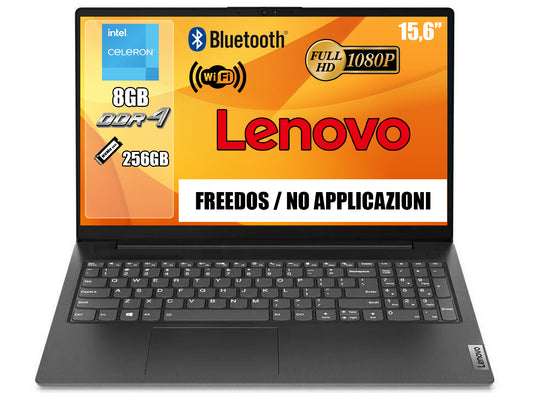 NOTEBOOK LENOVO N4500 8GB RAM 256GB SSD 15.6 FREEDOS 82QY00PEIX