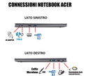 NOTEBOOK ACER ASPIRE 5  I7-1355U 16GB RAM 1TB SSD 17.3  FHD IPS W11 HOME PN:NX.KJLET.001
