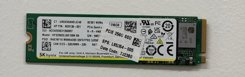 SSD INTERNO OEM M.2 256GB NMVE SK HYNIX PN:HFS256GEJ9X108N