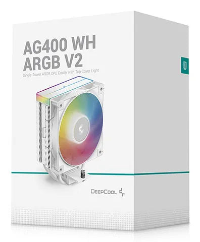 DISSIPATORE AD ARIA CPU DEEPCOOL AG400 V.2 WHITE ARGB PN:R-AG400-WHAMMN-GJD