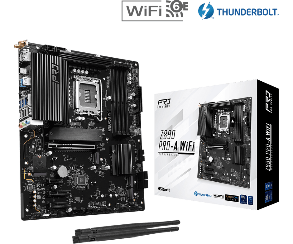 MOTHERBOARD ASROCK SK-1851 Z890 PRO A WIFI