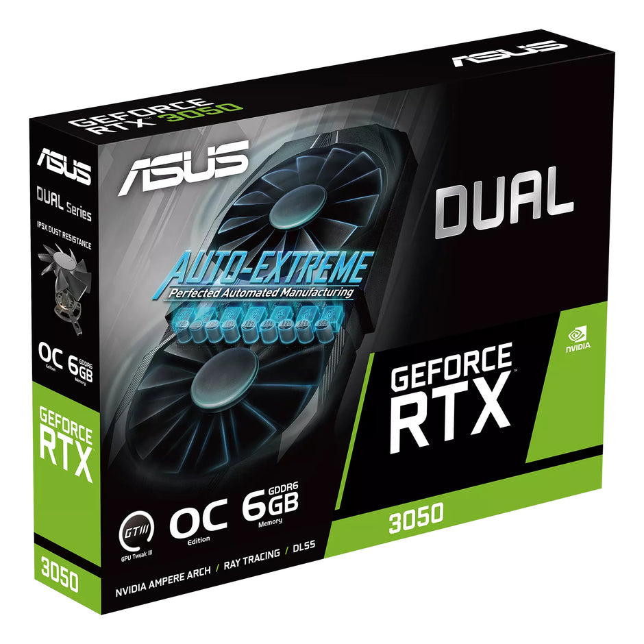 SCHEDA VIDEO ASUS RTX 3050 6GB DUAL OC