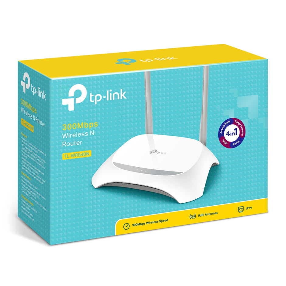 ROUTER WIFI N 300MBPS 4PORTE PN:TL-WR840N TP-LINK
