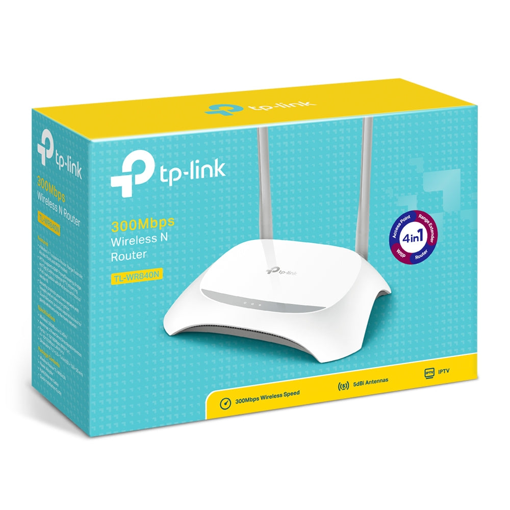 ROUTER WIFI N 300MBPS 4PORTE PN:TL-WR840N TP-LINK