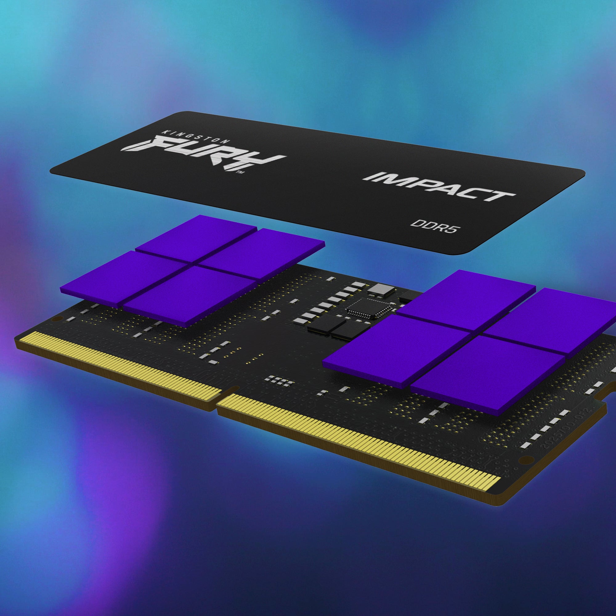 SO-DIMM DDR5 16GB 6400MHZ FURY IMPACT CL38 KINGSTON PN:KF564S38IB-16