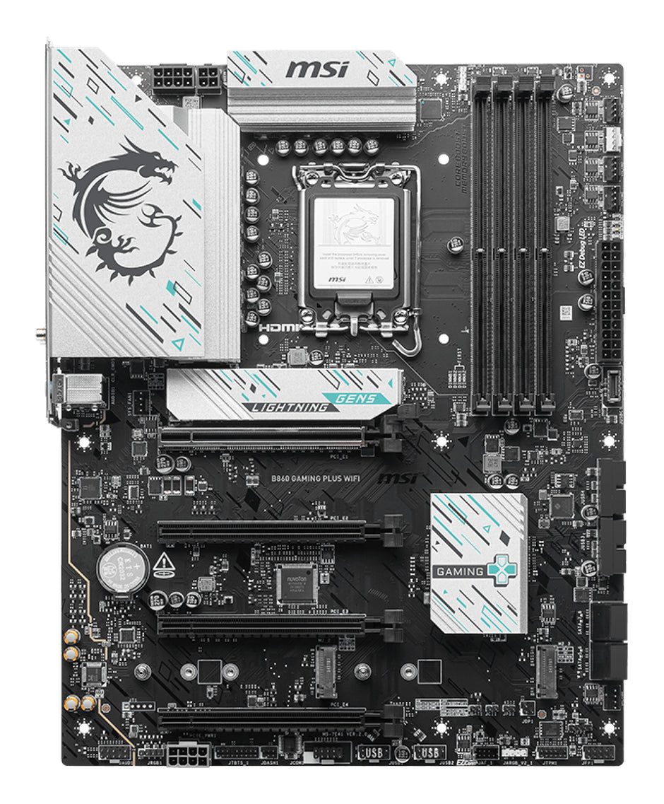 MOTHERBOARD MSI SK-1851 B860 GAMING PLUS WIFI DDR5