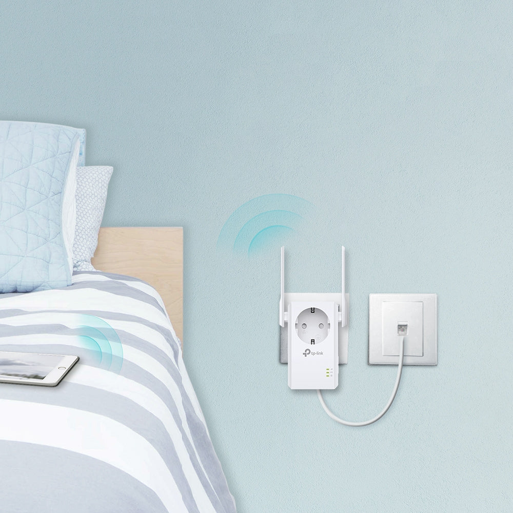 RANGE EXTENDER WIFI 300MBPS CON PRESA PASSANTE PN:TL-WA860RE TP-LINK
