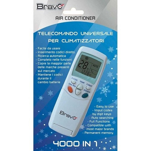 TELECOMANDO UNIVERSALE PER CLIMATIZZATORI MOD.92102150 BRAVO
