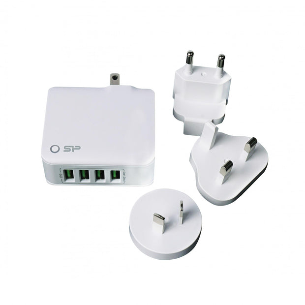 ALIM.TRAVEL HUB 4PORTE 4.4A MOD.WC104P SILICON POWER