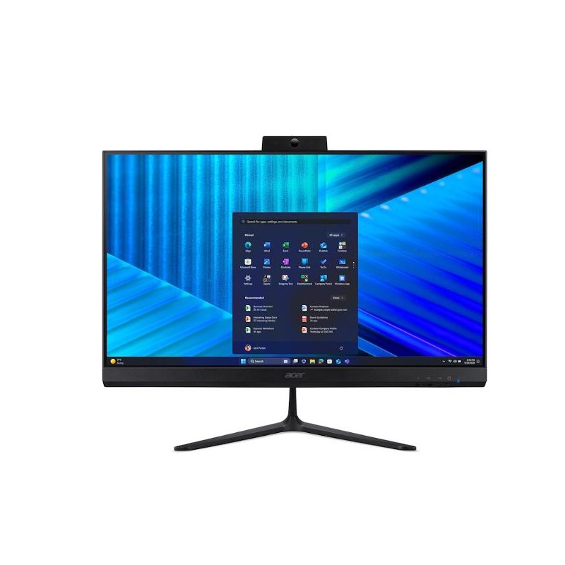 PC ACER ALLINONE INTEL CORE 5 120U RAM 16GB SSD 512GB 23.8  FULLHD W11 PRO BLACK PN:DQ.R7AET.001