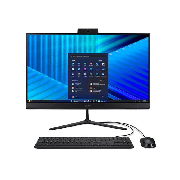 PC ACER ALLINONE INTEL CORE 5 120U RAM 16GB SSD 512GB 23.8  FULLHD W11 PRO BLACK PN:DQ.R7AET.001