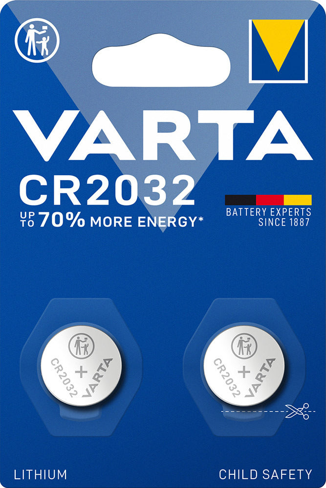 BATTERIA CR2032 A LITIO 3V VARTA CONFEZIONE DA 2PZ