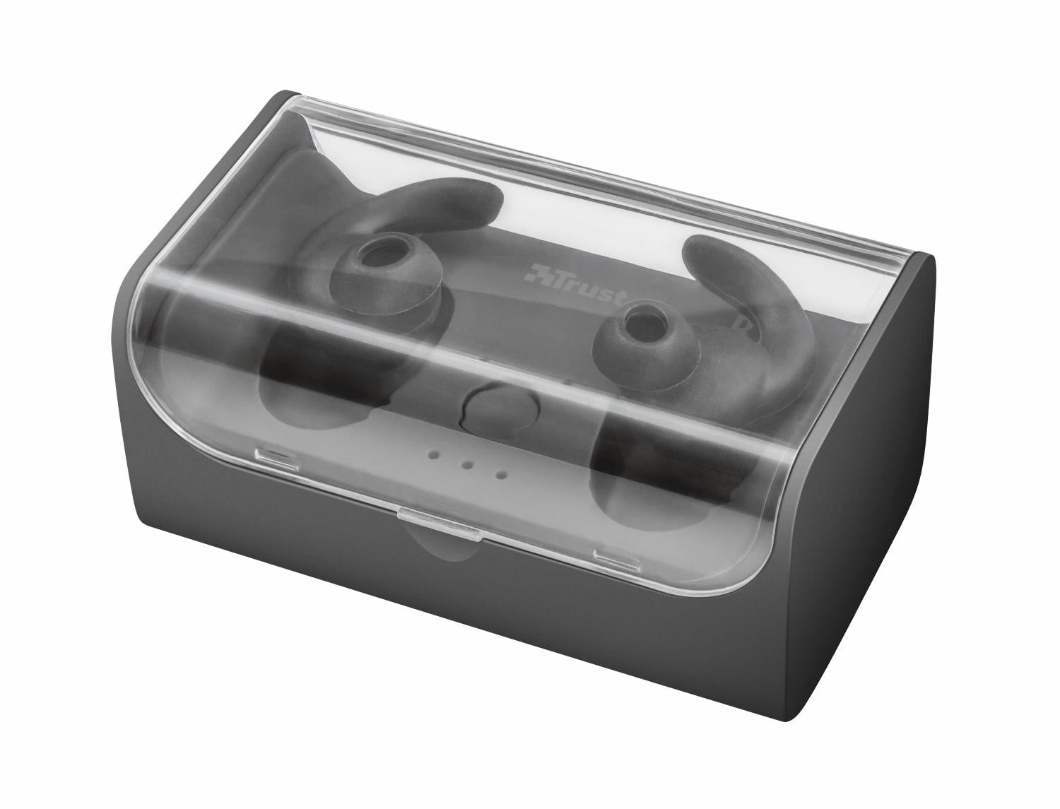 Trust Duet Auricolare Wireless In-ear Musica e Chiamate Bluetooth Nero