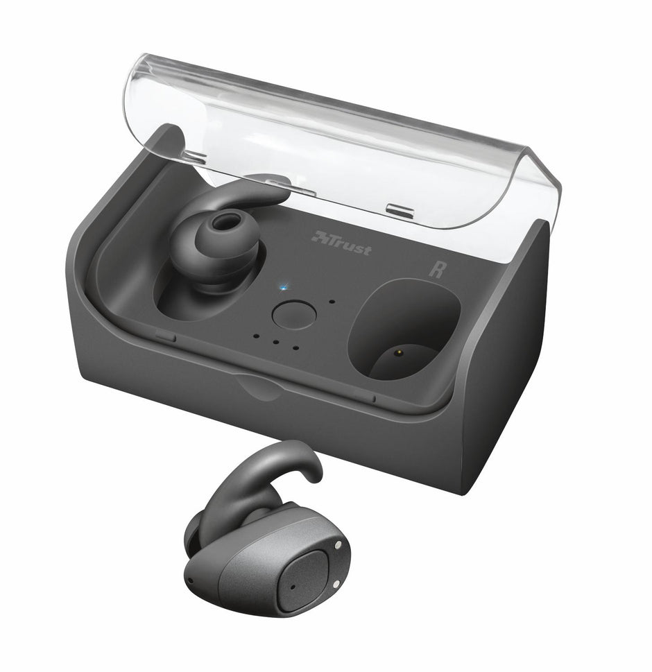 Trust Duet Auricolare Wireless In-ear Musica e Chiamate Bluetooth Nero