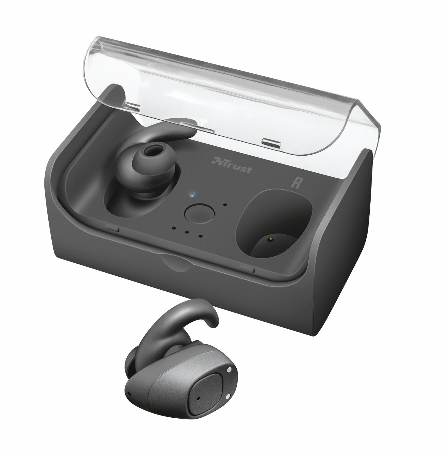 Trust Duet Auricolare Wireless In-ear Musica e Chiamate Bluetooth Nero