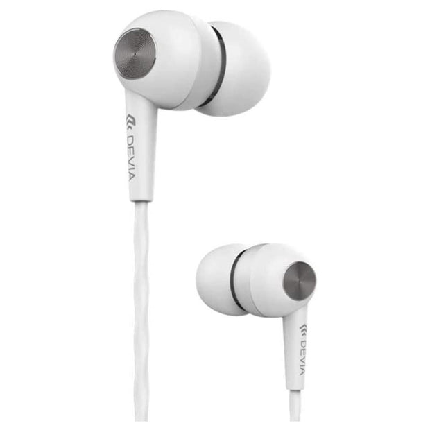 AURICOLARI CON MICROFONO DEVIA BIANCO DEKTEPH447W