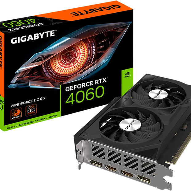 SCHEDA VIDEO GIGABYTE RTX 4060 WF2 OC 8GB