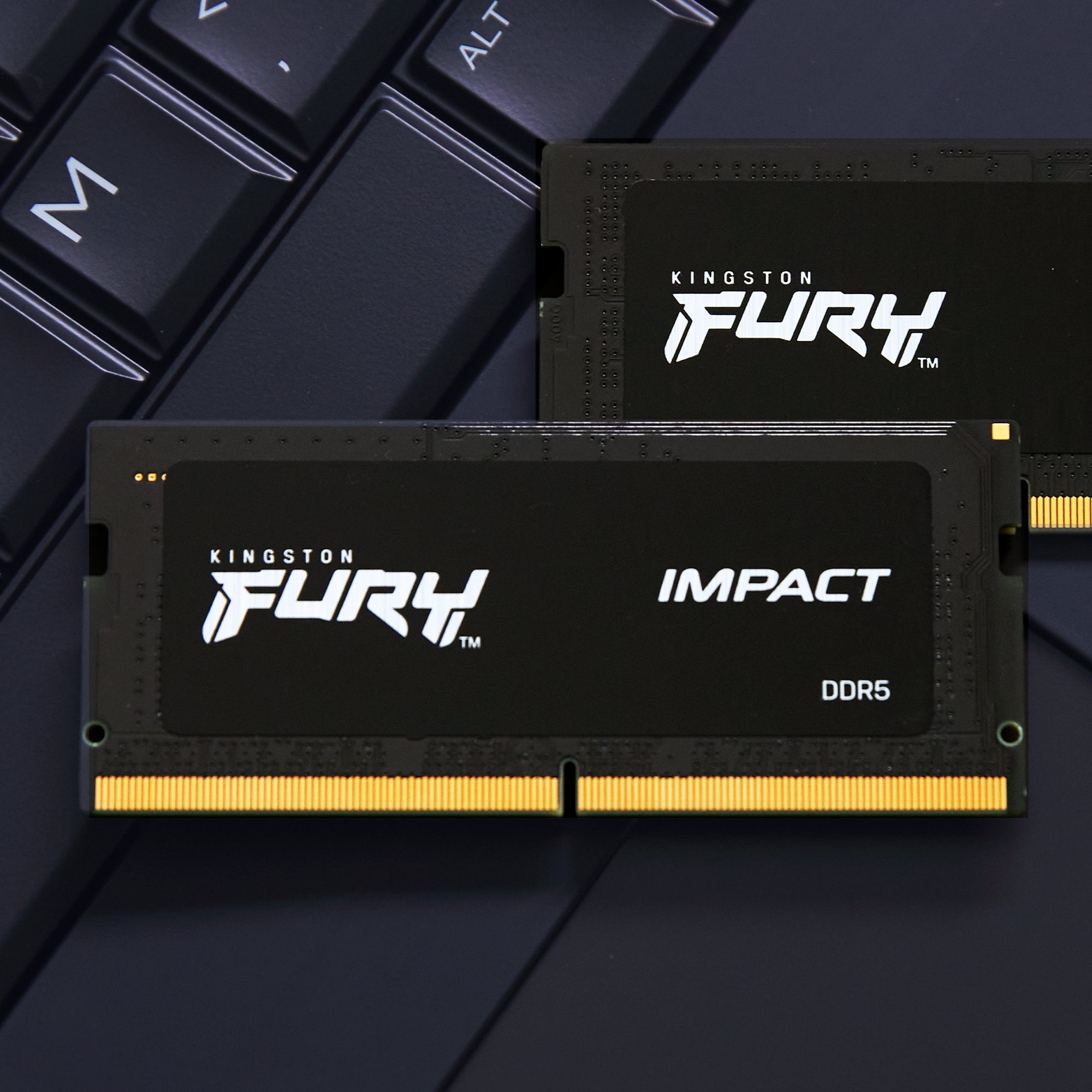 SO-DIMM DDR5 16GB 6400MHZ FURY IMPACT CL38 KINGSTON PN:KF564S38IB-16