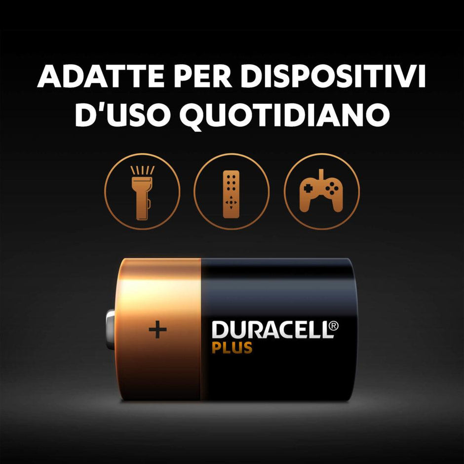 Duracell Plus Batteria monouso D Alcalino