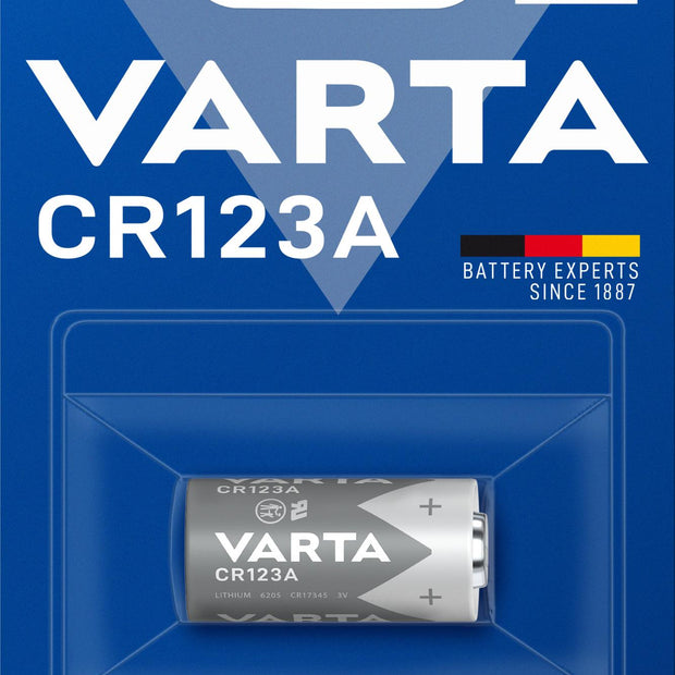 Varta Lithium Cylindrical CR123A BLI 1