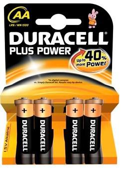 BATTERIA STILO DURACELL PLUS POWER BLISTER 4PZ
