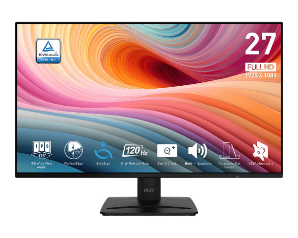 MONITOR MSI 27 MP271A E2 120HZ IPS FULL-HD MULTIMEDIALE  HDMI/VGA/DP