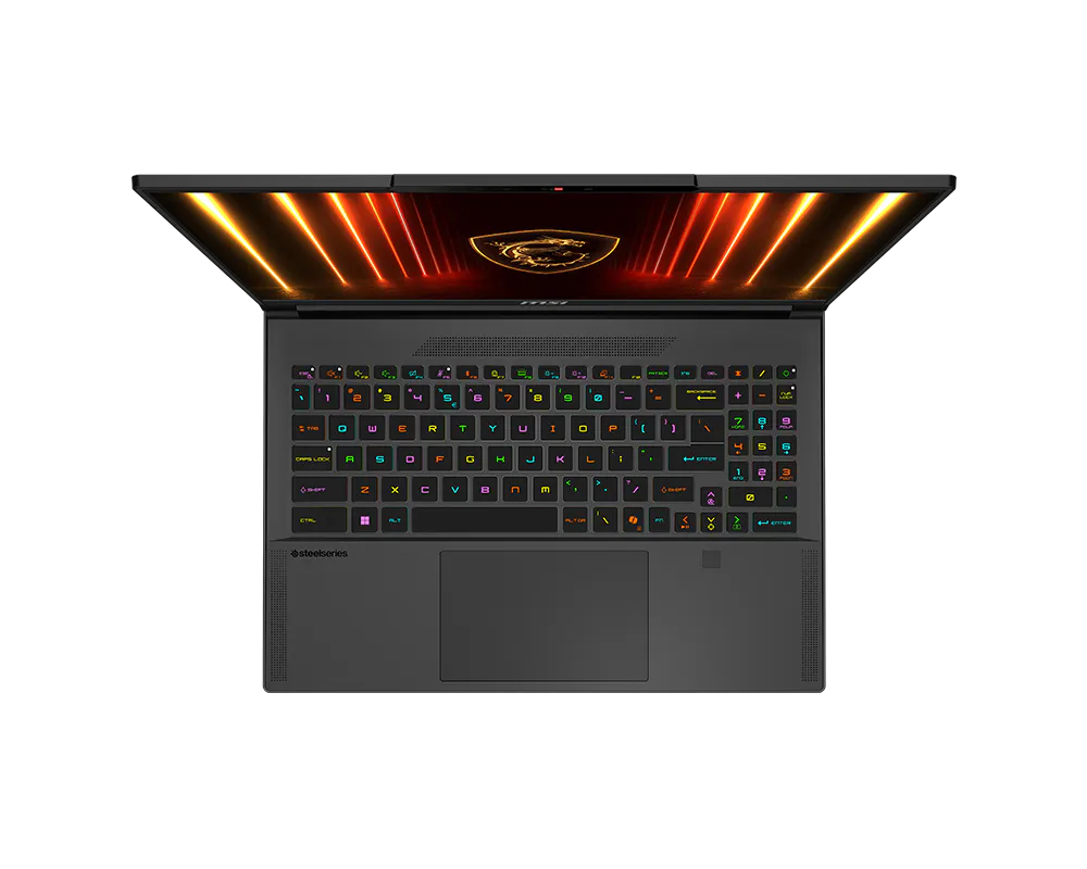 NOTEBOOK MSI STEALTH A16 AI+, CPU RYZEN AI 9 HX 370, 32GB RAM, 2TB SSD, RTX 5080 16GB GDDR7, 16.0 OLED QHD+ 240HZ, WIFI 7, TASTIERA RGB, WINDOWS 11 HOME PN:A3XWIG-056IT
