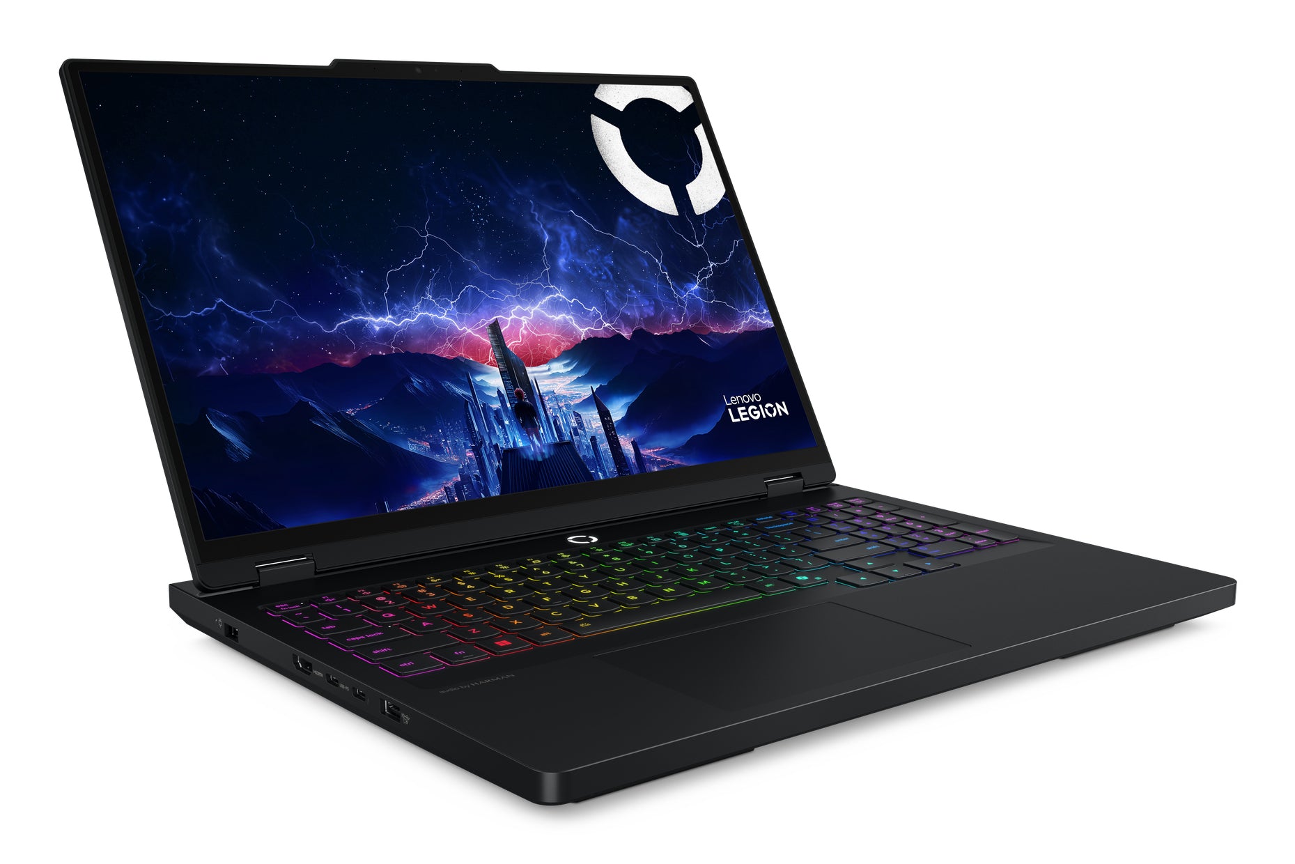 NOTEBOOK LENOVO LEGION PRO 5 ULTRA 7 255HX, 32GB RAM, 1TB SSD, 16.0 WQXGA OLED 165HZ, RTX 5060 8GB, ECLIPSE BLACK, WIFI 7, TASTIERA RGB, FREEDOS  PN:83F3006RIX