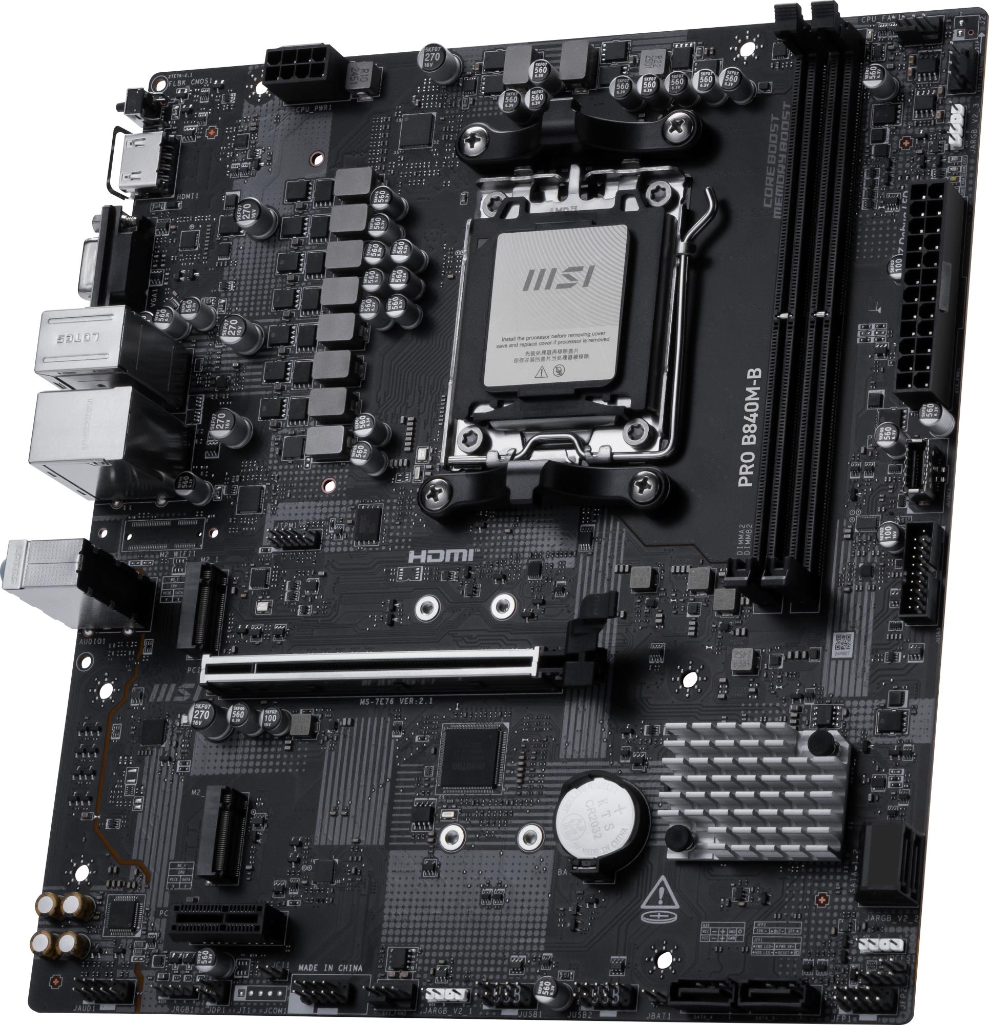 MOTHERBOARD MSI SK-AM5 B840M-B