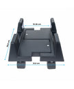 CARRELLO PC CP-02 IN PLASTICA 4 RUOTE VULTECH