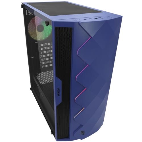 CASE PC GAMING NOUA ATX DIAMOND C10 BLU CON LED