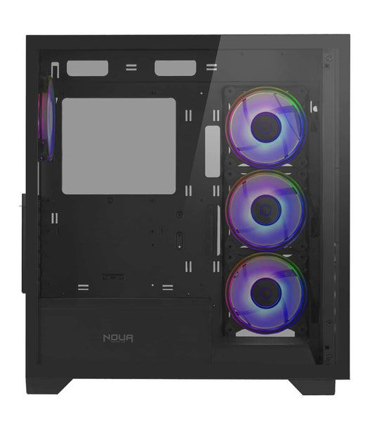 CASE PC GAMING NOUA ATX IRON V111 LED CON 4 VENTOLE PREINSTALLATE