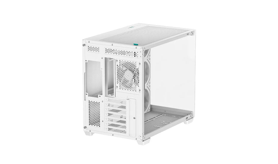 CASE PC GAMING CG530 WHITE 2 PANNELLI VETRO E 4 FAN ARGB DEEPCOOL
