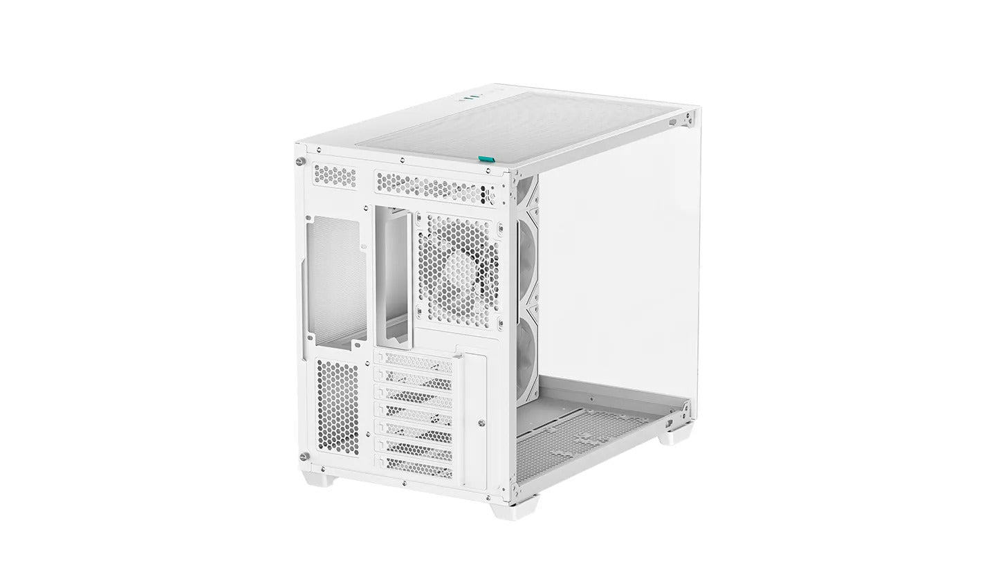 CASE PC GAMING CG530 WHITE 2 PANNELLI VETRO E 4 FAN ARGB DEEPCOOL