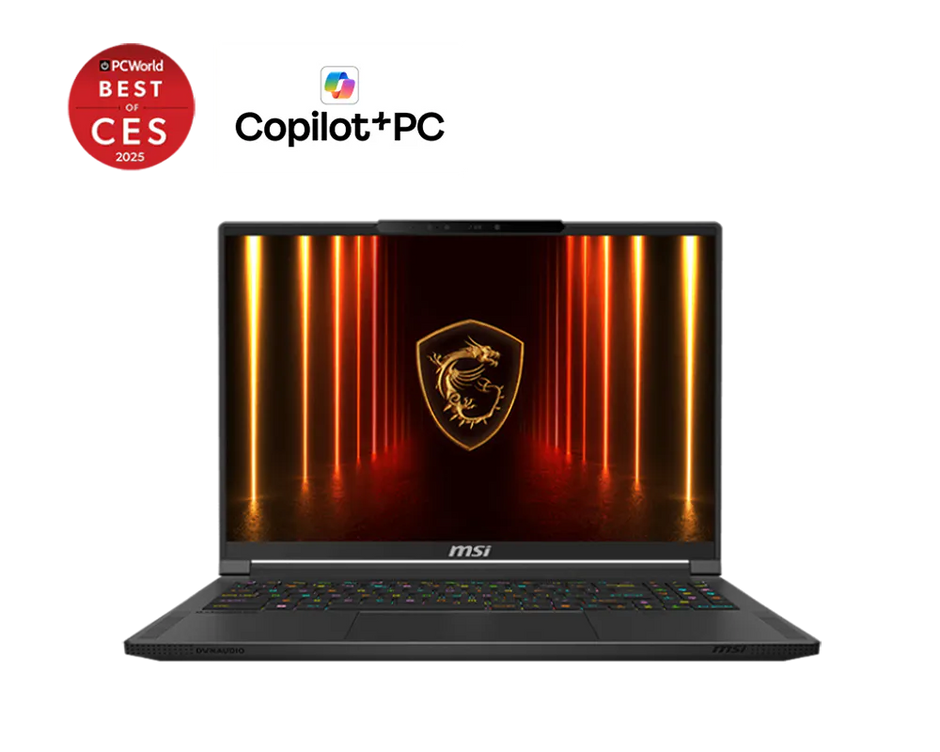 NOTEBOOK MSI STEALTH A16 AI+, CPU RYZEN AI 9 HX 370, 32GB RAM, 2TB SSD, RTX 5080 16GB GDDR7, 16.0 OLED QHD+ 240HZ, WIFI 7, TASTIERA RGB, WINDOWS 11 HOME PN:A3XWIG-056IT