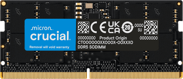 SO-DIMM DDR5 16GB 5600 CRUCIAL CT16G56C46S5