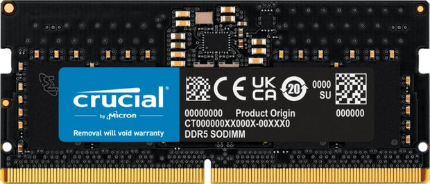 SO-DIMM DDR5 8GB 5600MHZ CRUCIAL PN:CT8G56C46S5