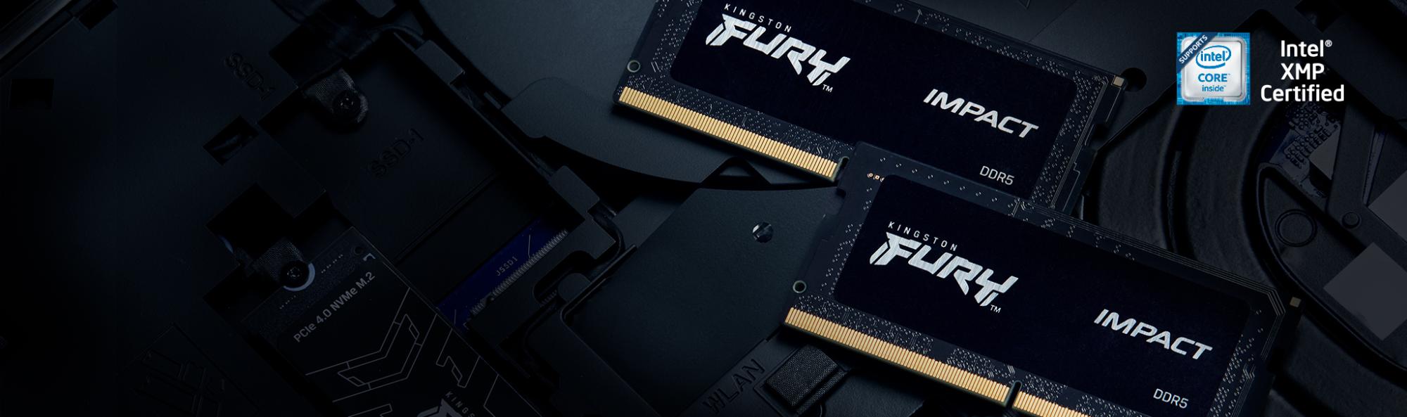 SO-DIMM DDR5 16GB 6400MHZ FURY IMPACT CL38 KINGSTON PN:KF564S38IB-16